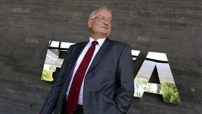 Bild: Walter Bieri/KEYSTONE/dpa
Er hat sich viel Respekt erarbeitet: Hans-Joachim Eckert. (Archivbild)