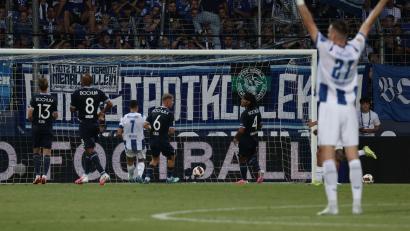 Bild: David Ebener/dpa
Hertha BSC erzielte das erste Tor der neuen Zweitliga-Saison.