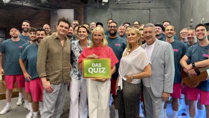 Bild: ZDF/dpa
Diesen Sonntag gibt's im ZDF eine Quiz-Sendung zum Fernsehgarten.