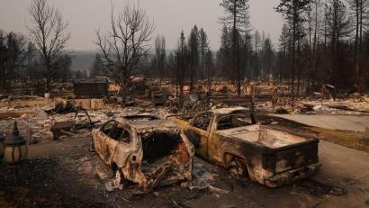 Bild: Lindsey Wasson/AP/dpa
Spokane wurde von den Bränden schwer getroffen. (Archivbild)