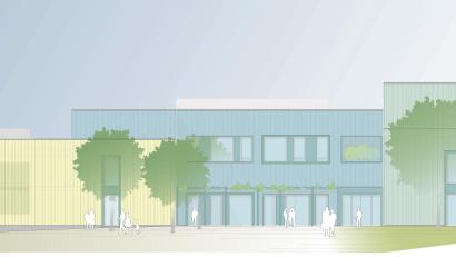Grafik: Birgit Palm
So soll der Technologie-Campus zwischen Wackersdorf und Schwandorf mal aussehen.