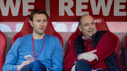 Bild: Rolf Vennenbernd/dpa
Sportgeschäftsführer Simon Rolfes (links) und der Vorsitzende der Geschäftsführung, Fernando Carro (Archivbild)