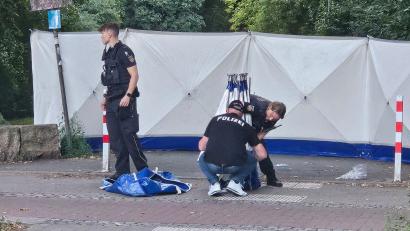Bild: Dierk Rohdenburg/Mediengruppe Kreiszeitung/dpa
Nach einem Streit in Bremen starb ein Mann noch am Tatort.