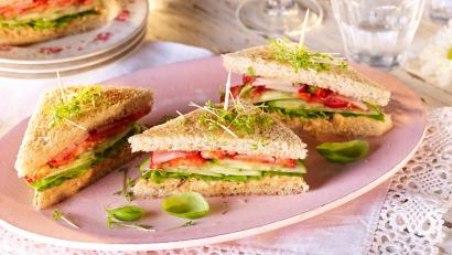 Bild: exb
Eine ungewöhnliche Kombination, aber unheimlich lecker: das Sandwich mit Erdnuss-Müsli-Creme.