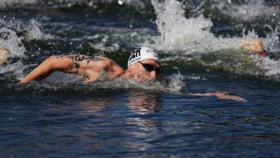 Bild: Gian Mattia D'alberto/LaPresse via ZUMA Press/dpa
Florian Wellbrock war im Freiwasser auch in den USA nicht aufzuhalten. (Archivbild)
