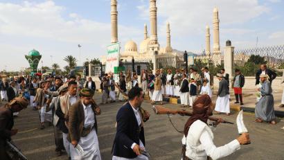 Bild: Osamah Abdulrahman/AP/dpa
Der Krieg zwischen den Huthi im Jemen und Saudi-Arabien droht zu eskalieren.