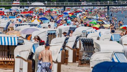 Bild: Markus Scholz/dpa
Die Übernachtungszahlen waren im Juni leicht rückläufig. (Archivbild)