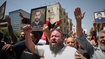 Bild: Ghaith Alsayed/AP/dpa
Die Urteile haben viel symbolischen Wert.