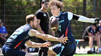 Bild: Federico Gambarini/dpa
In Düsseldorf geht es um den Weltmeistertitel im Flag Football.