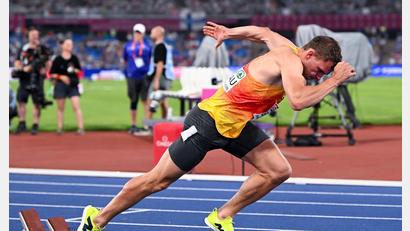 Bild: Sven Hoppe/dpa
Jean Paul Bredau wurde im EM-Finale über 400 Meter Fünfter.