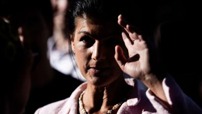 Bild: Christoph Soeder/dpa
BSW-Gründerin Sahra Wagenknecht hofft auf den Sprung ihrer Partei in den Magdeburger Landtag. (Archivbild)