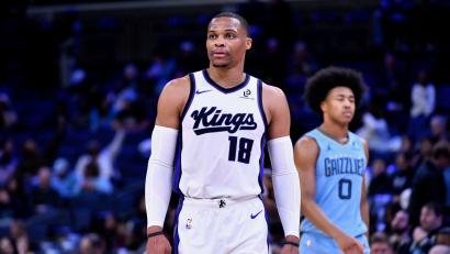 Bild: Brandon Dill/AP/dpa
Beendet seine Karriere: NBA-Star Russell Westbrook. (Archivbild)