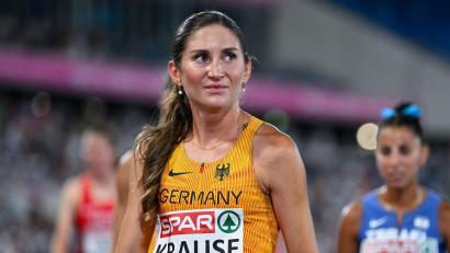 Bild: Sven Hoppe/dpa
Gesa Krause gewann zum dritten Mal EM-Gold über 3.000 Meter Hindernis.