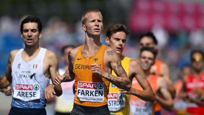 Bild: Sven Hoppe/dpa
Robert Farken schaffte es über 1.500 Meter souverän ins Finale.