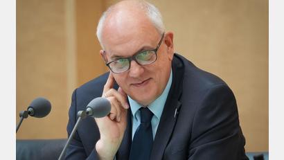 Bild: Soeren Stache/dpa
Bundesratspräsident Bovenschulte sieht die Länderkammer gut gerüstet für den Fall eines AfD-Ministerpräsidenten in Sachsen-Anhalt. (Archivbild)