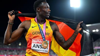 Bild: Sven Hoppe/dpa
Owen Ansah krönte sich zum 200-Meter-Europameister.