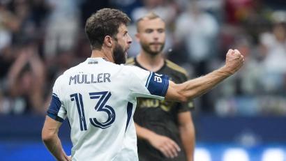 Bild: DARRYL DYCK/The Canadian Press/dpa
Thomas Müller trifft weiter für die Vancouver Whitecaps. (Archivbild)