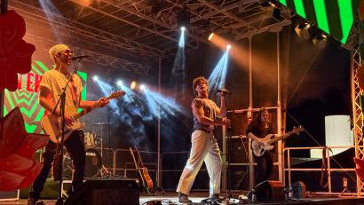 Bild: Petra Hartl
Keanan Ekksteen und seine Band aus Kapstadt. Ein toller Live-Act, der vor wenigen Zuschauern spielte. Sommer in der Stadt 2026 ist ein finanzielles Desaster.