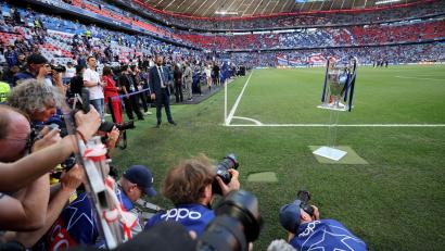 Bild: Christian Charisius/dpa
2025 wurde zuletzt das Finale der Champions League in München ausgetragen. (Archivbild)