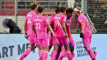 Bild: Dirk Waem//dpa
Titelverteidiger Deutschland beendete die WM-Vorrunde ungeschlagen. (Archivbild)