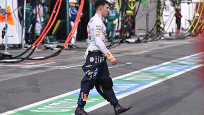 Bild: William West/POOL AFP/AP/dpa
Kein Grand Prix in den Niederlanden für Isack Hadjar. (Archivbild)