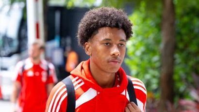 Bild: Sven Hoppe/dpa
Cassiano Kiala ist beim FC Bayern eine Nachwuchshoffnung. (Archivbild)