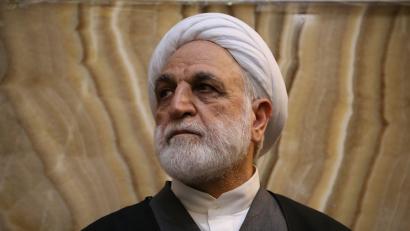 Bild: Rouzbeh Fouladi/ZUMA Press Wire/dpa
Der iranische Justizchef Gholam-Hussein Mohseni-Edschehi. (Archivbild)