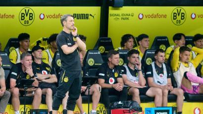 Bild: Bernd Thissen/dpa
BVB-Coach Niko Kovač hat vor dem Pflichtspielauftakt kaum Personalsorgen. (Archivbild)