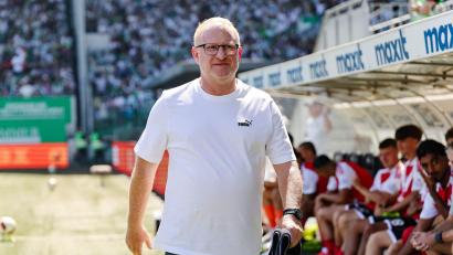 Bild: Daniel Löb/dpa
Heiko Vogel sieht den DFB-Pokal als „willkommene Abwechslung“. (Archivbild)