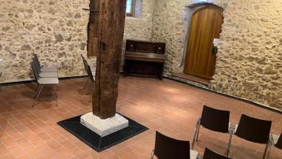 Bild: Jörg Fischer
"Zeitraum" ist der Name des neuen Veranstaltungsbereichs im Stadtmuseum. Hier werden Lesungen und Vorträge in schönem Ambiente stattfinden.