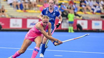 Bild: Dirk Waem/Belga/dpa
Lisa Nolte erzielte mit dem 1:1-Ausgleich ihr viertes WM-Tor.