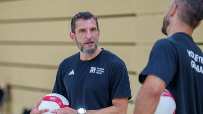 Bild: Andreas Arnold/dpa
Giulio Bregoli und sein Team holten den ersten Sieg bei der EM. (Archivbild)