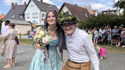 Bild: Florian Schlegel
Laura Meier und Marcel Graf sind das Oberkirwapaar 2026 in Lengenfeld.
