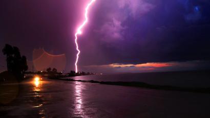 Bild: picture alliance / Douglas R. Clifford/Tampa Bay Times via ZUMA Wire/dpa
In keinem Bundesstaat der USA blitzt es öfter als in Florida. (Archivbild)