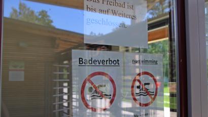 Archivbild: Jürgen Masching
Schlechte Neuigkeiten für Badegäste: Das Baden im Rußweiher bleibt bis auf weiteres verboten. Der Grund: Blaualgen.