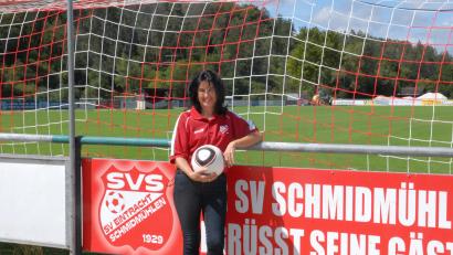 Bild: Josef Popp
Ihr Herz schlägt für den Fußball, insbesondere für den Mädchen- und Frauenfußball: Frieda Bauer aus Schmidmühlen.