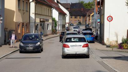 Bild: Jürgen Masching
Das Nadelöhr liegt in Michelfeld in der Hauptstraße.