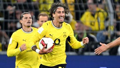 Bild: Federico Gambarini/dpa
Fabio Silva bleibt in der Sturm-Rangordnung des BVB weiter hinter Serhou Guirassy. (Archivbild)