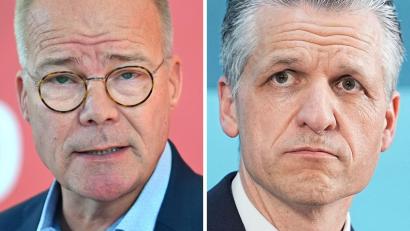 Bild: Elisa Schu/dpa
Neues Pendant von SPD-Fraktionschef Miersch bei der Union ist Thorsten Frei (rechts). (Archivbilder)