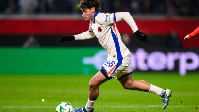 Bild: Tom Weller/dpa
Soll vor einem Wechsel zu RB Leipzig stehen: der Spanier Marc Guiu. (Archivbild)