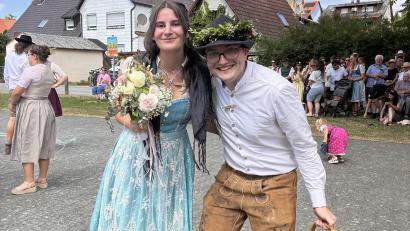 Bild: Florian Schlegel
Laura Meier und Marcel Graf sind das Oberkirwapaar 2026 in Lengenfeld.
