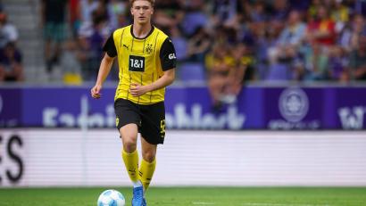 Bild: Jan Woitas/dpa
Neu bei Greuther Fürth: Die Dortmunder Leihgabe Elias Benkara.