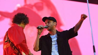 Bild: Heiko Rebsch/dpa
Für die Single „Heatwave“ hat Clueso mit der Kölner Band OK KID zusammengearbeitet. (Archivbild)