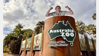Bild: Carola Frentzen/dpa
Der Australia Zoo in Queensland ist das große Vermächtnis von Steve Irwin und lockt Menschen aus aller Welt an.