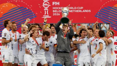 Bild: Geert Vanden Wijngaert/AP/dpa
Deutschland ist zum vierten Mal Hockey-Weltmeister.