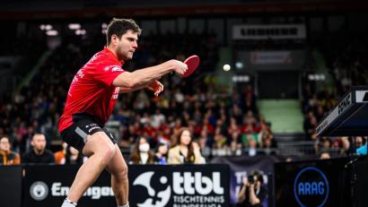 Bild: Tom Weller/dpa
Dimitrij Ovtcharov und sein Verein TTC Fulda-Maberzell haben erneut das Finalturnier des TTBL-Pokals erreicht. (Archivbild)