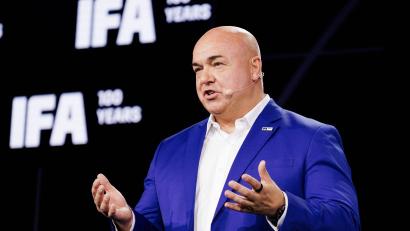 Bild: Carsten Koall/dpa
Unter Leif Lindner hat die IFA ein frisches, jüngeres Antlitz verpasst bekommen. (Archivbild)