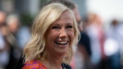 Bild: Hannes P Albert/dpa
Kiewel moderiert seit vielen Jahren den  „ZDF-Fernsehgarten“ (Archivbild)