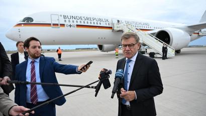 Bild: Michael Brandt/dpa
„Es ist nicht automatisch so, dass jeder in die Europäische Union strebt“, so Außenminister Johann Wadephul.