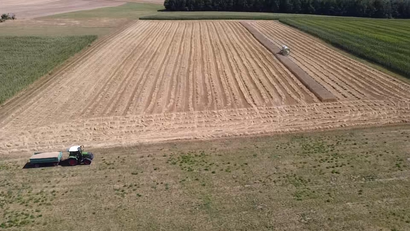 Bild: Sebastian Dimper
Bio-Landwirt Manfred Dimper baut in Kastl bei Kemnath Winterroggen und -weizen sowie Hafer an. Nach dem extrem trockenen Sommer rechnet Dimper mit zehn bis 20 Prozent weniger Ertrag als sonst.